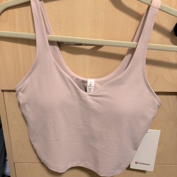 NWT Lululemon Align Tank in Feather Pink size 8